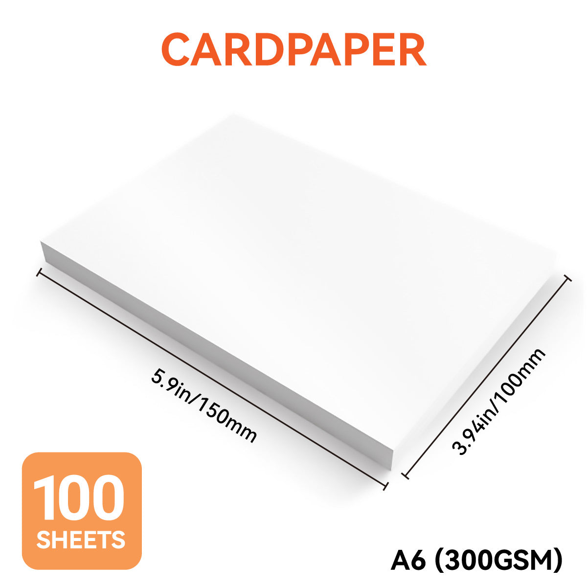 A6 Cardstock 300gsm 100/400 Sheets for Handmade Craft Projects