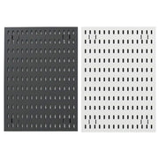 Clip-On Vertical Hole Board Desktop Organizer with Hooks