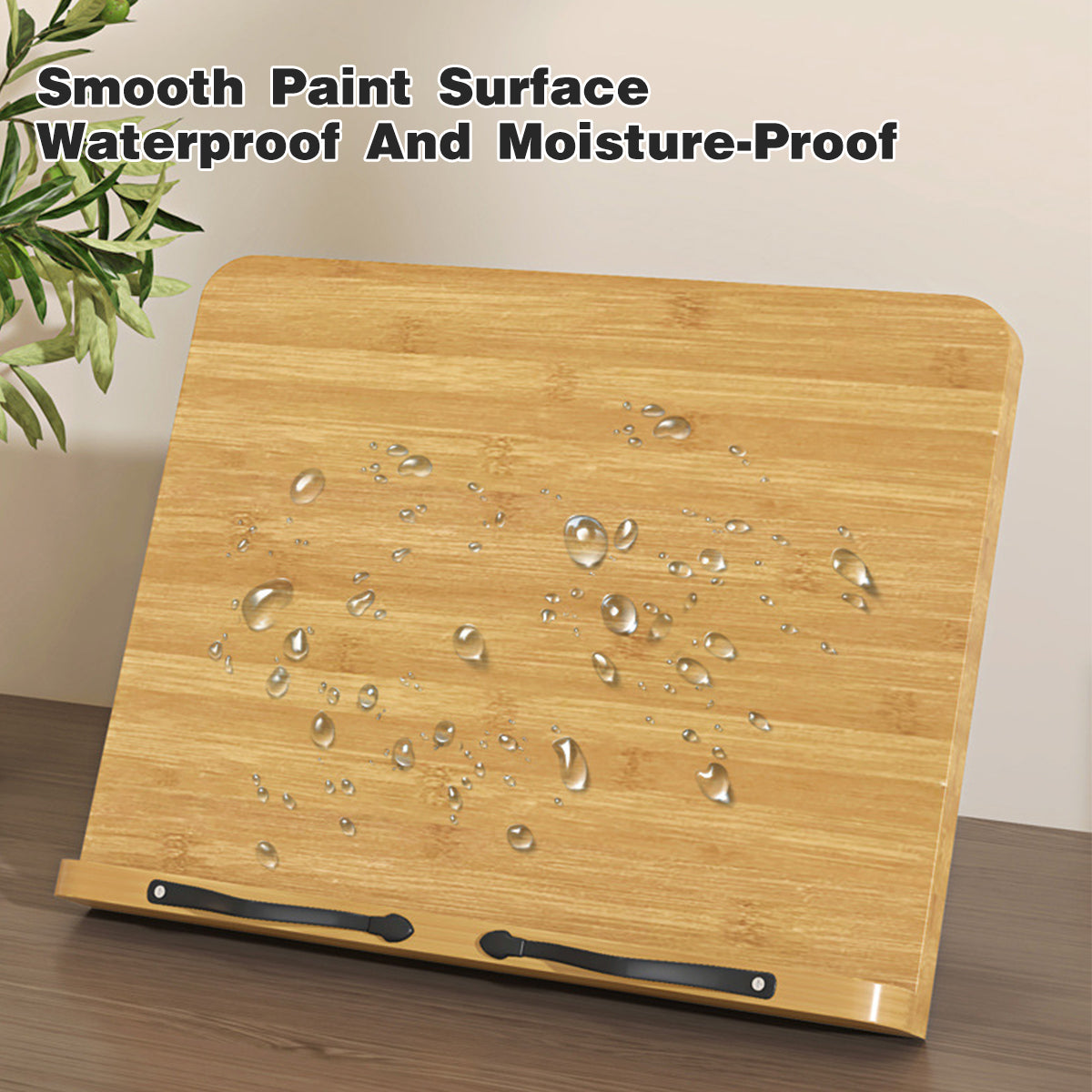 Wooden Adjustable Reading Stand Book Holder with 8 Angles