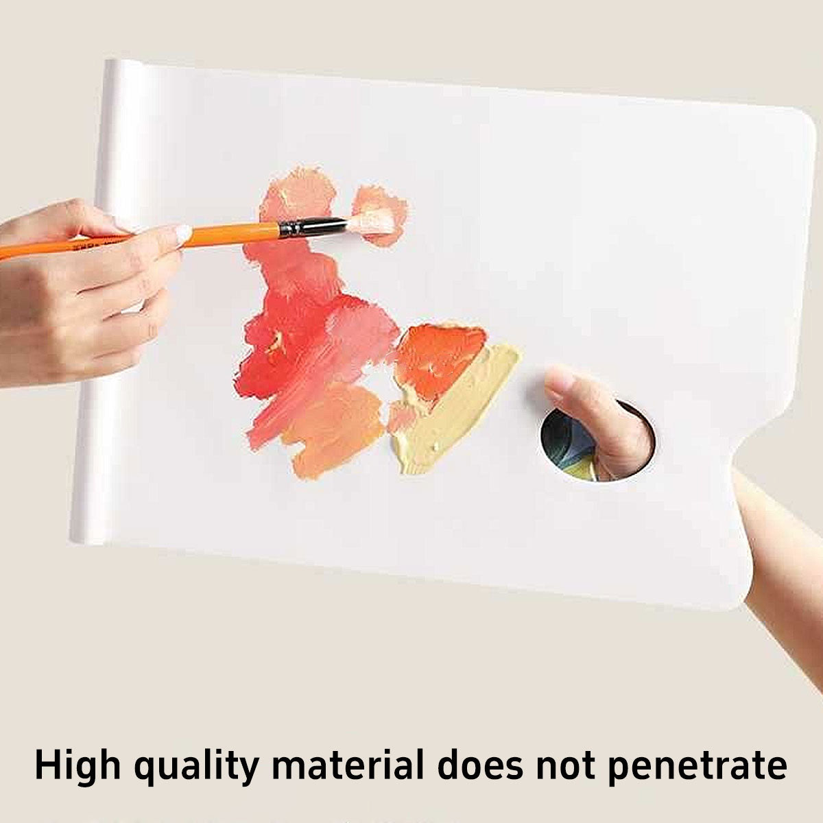 2 Pcs Double-Sided Disposable Paper Palette Sheets