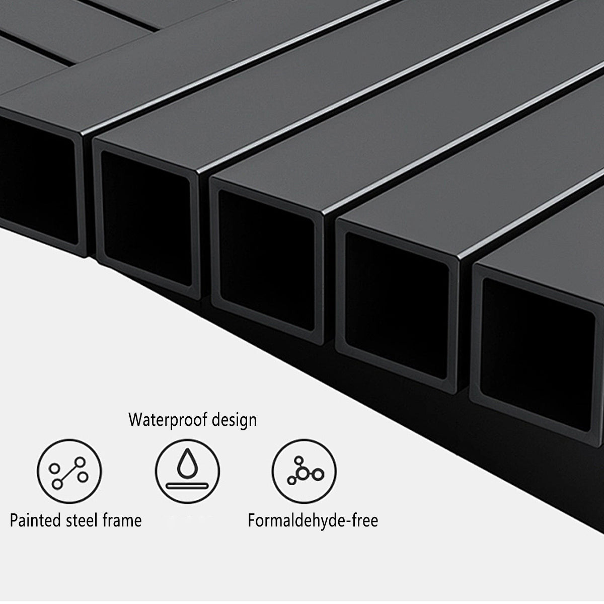 Movable Side Table with Wheels for Sofa Bedroom Living Room