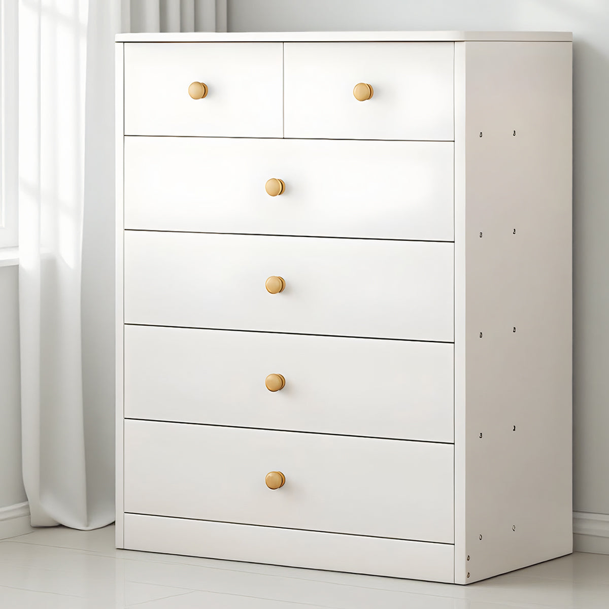 Multi-Layer Storage Cabinet with Drawers Space Saving