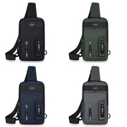 Men's Multifunctional Crossbody Messenger Bag