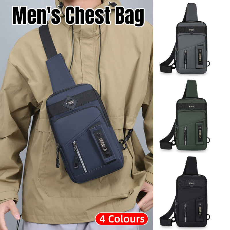 Men's Multifunctional Crossbody Messenger Bag