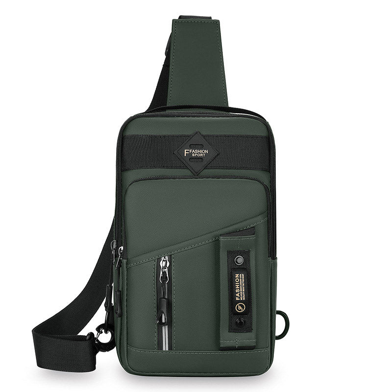 Men's Multifunctional Crossbody Messenger Bag