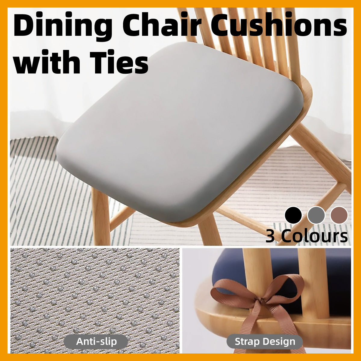 Memory Foam Seat Cushion for Office Chair and Car