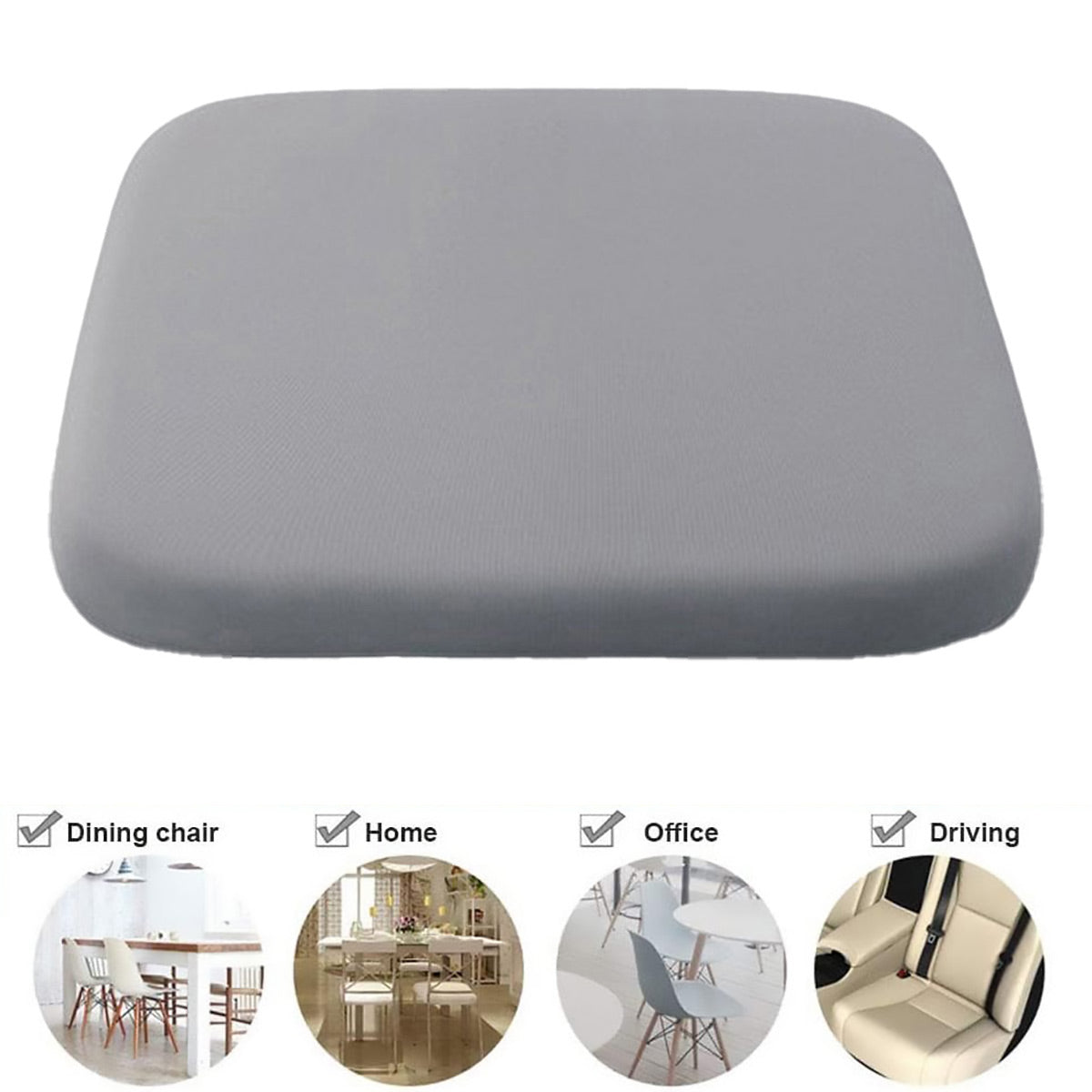Memory Foam Seat Cushion for Office Chair and Car