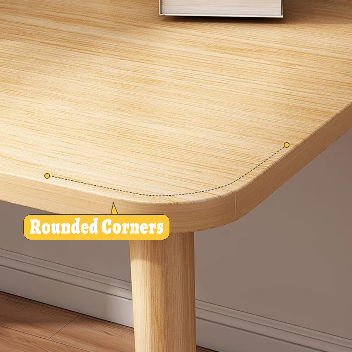 Simple Home Office Desk with Space Saving Compact Design