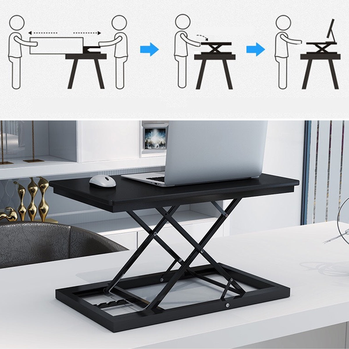 Adjustable Ergonomic Computer Stand for Home Office Desk