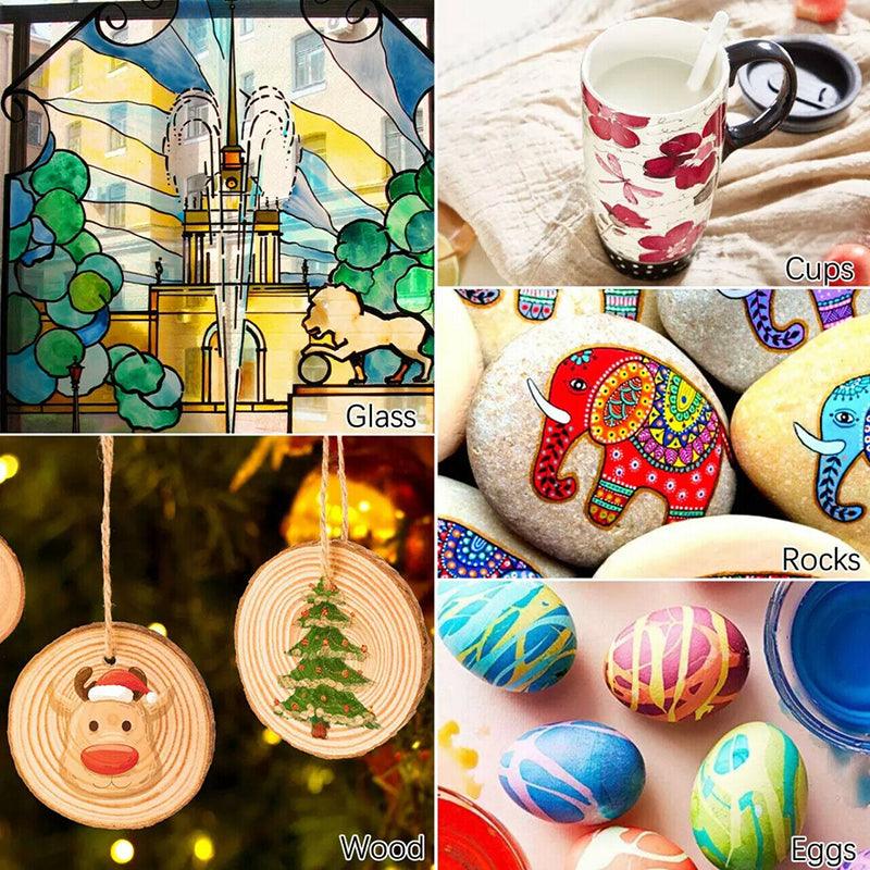 10 Pcs Metallic Marker Pens Double Head Shimmer for Albums