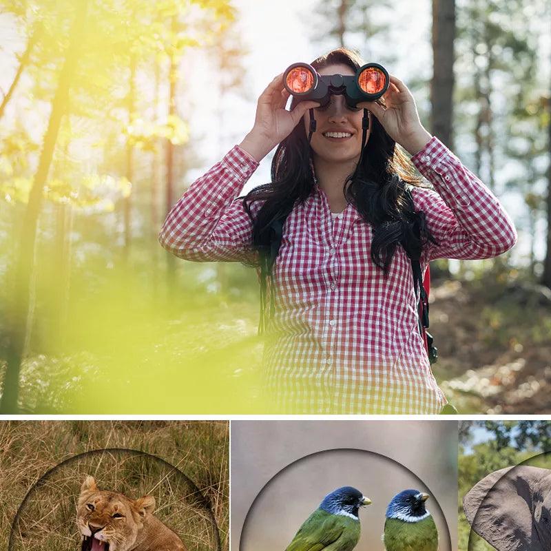 60x60 Binoculars Waterproof Low-Light Outdoor Travel Telescope