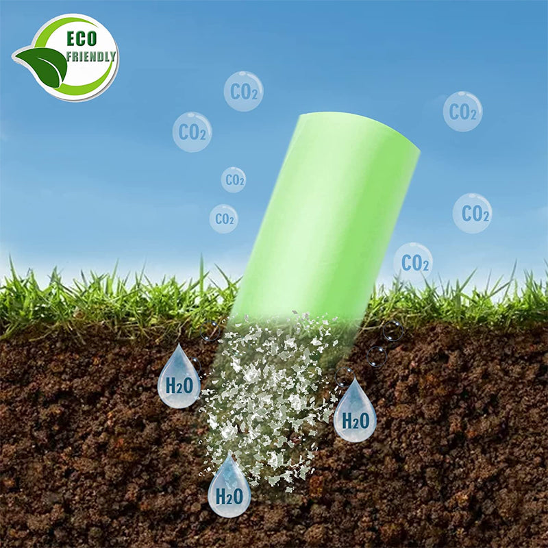 150/300/1000PCS Biodegradable Bin Liners Kitchen Trash Bags Assorted Sizes