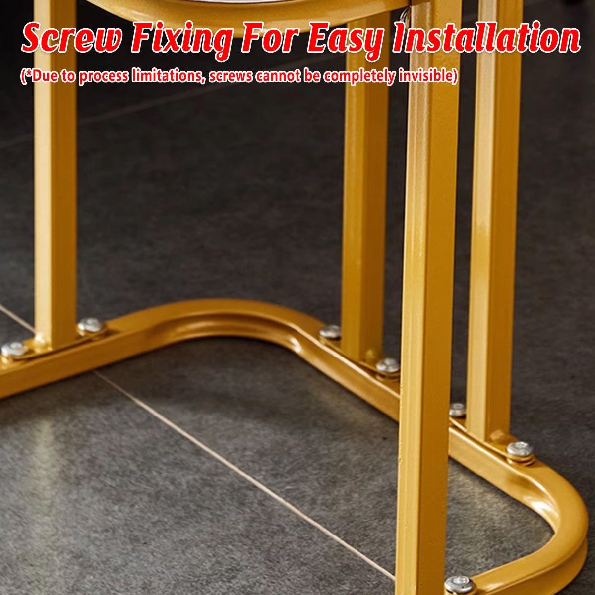 2-Tier Sofa Side Table with Storage Shelf Living Room