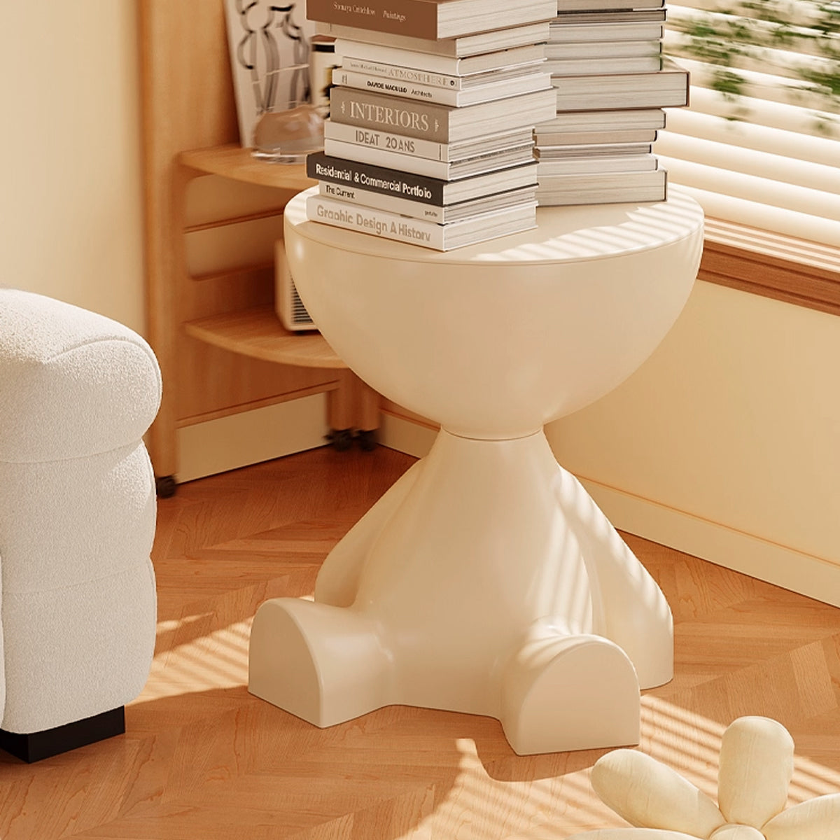 Creative Small Coffee Table with Hidden Storage Design