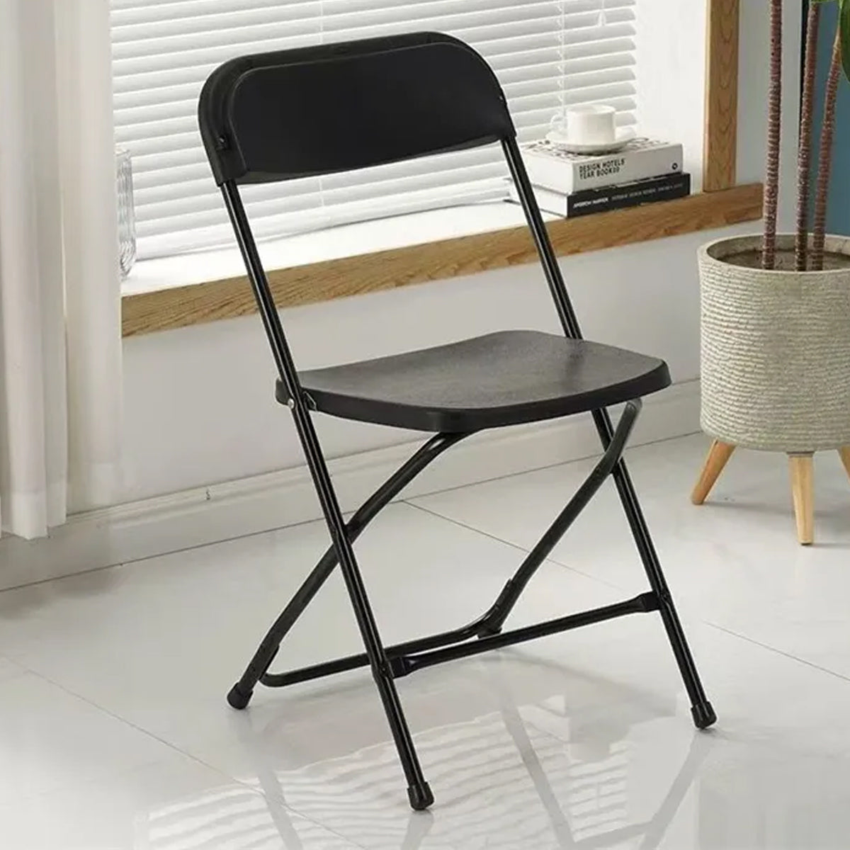 Plastic Folding Chair with Backrest for Office Meeting Training