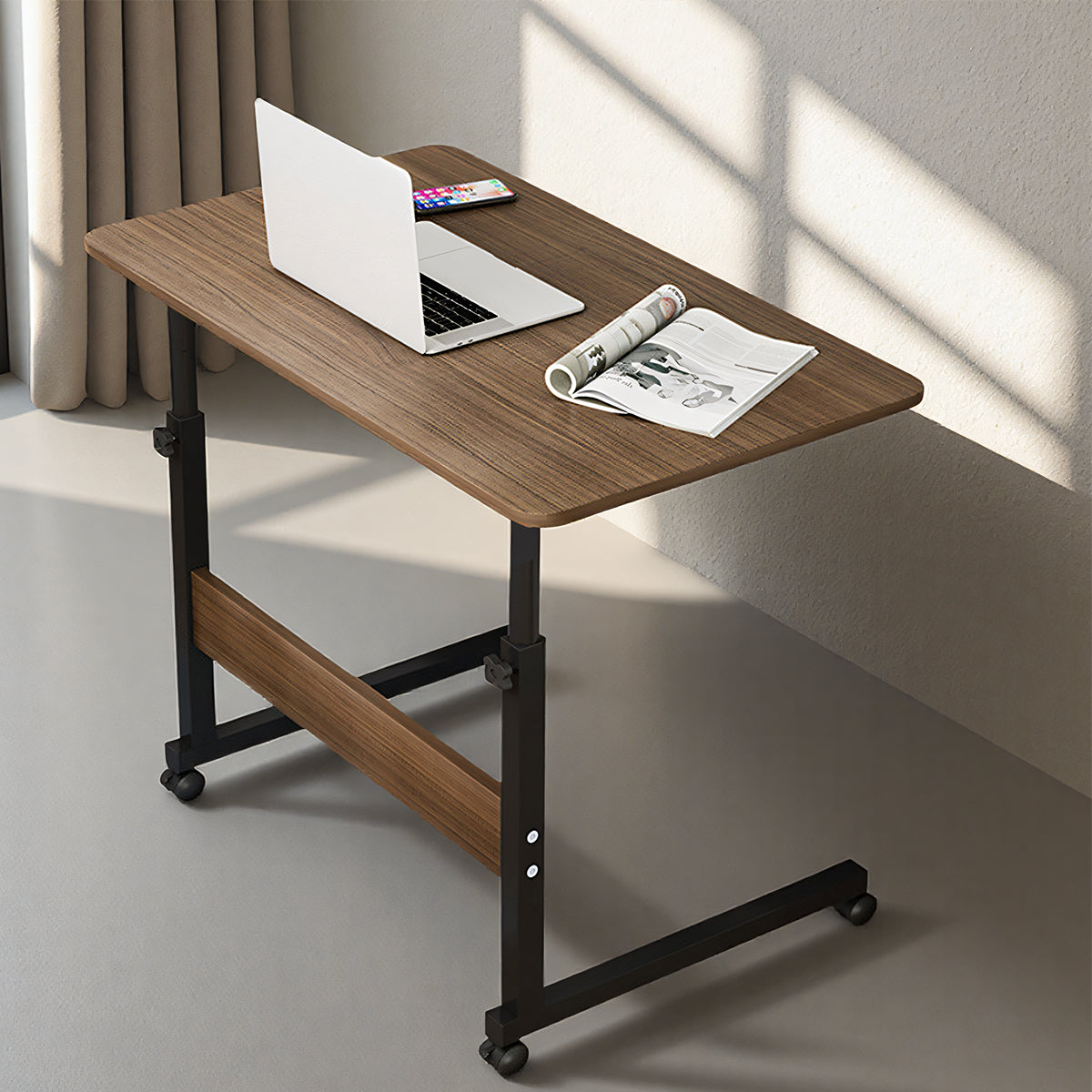 Movable Height Adjustable Bedside Study Desk