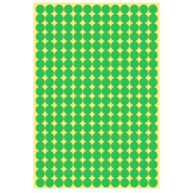 8mm Round Sticker Dots Adhesive Labels 1/5/15 Sheets