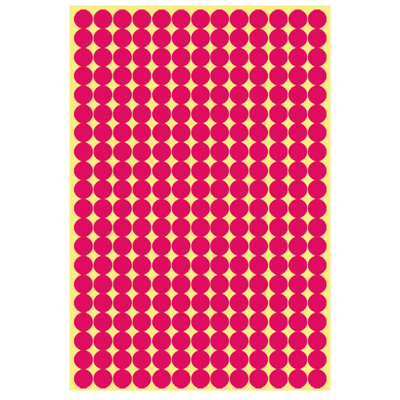 8mm Round Sticker Dots Adhesive Labels 1/5/15 Sheets