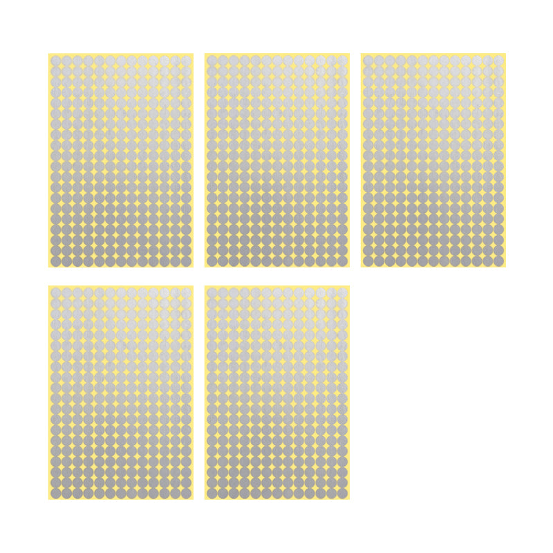 8mm Round Sticker Dots Adhesive Labels 1/5/15 Sheets