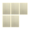 Silver / 5 Sheets