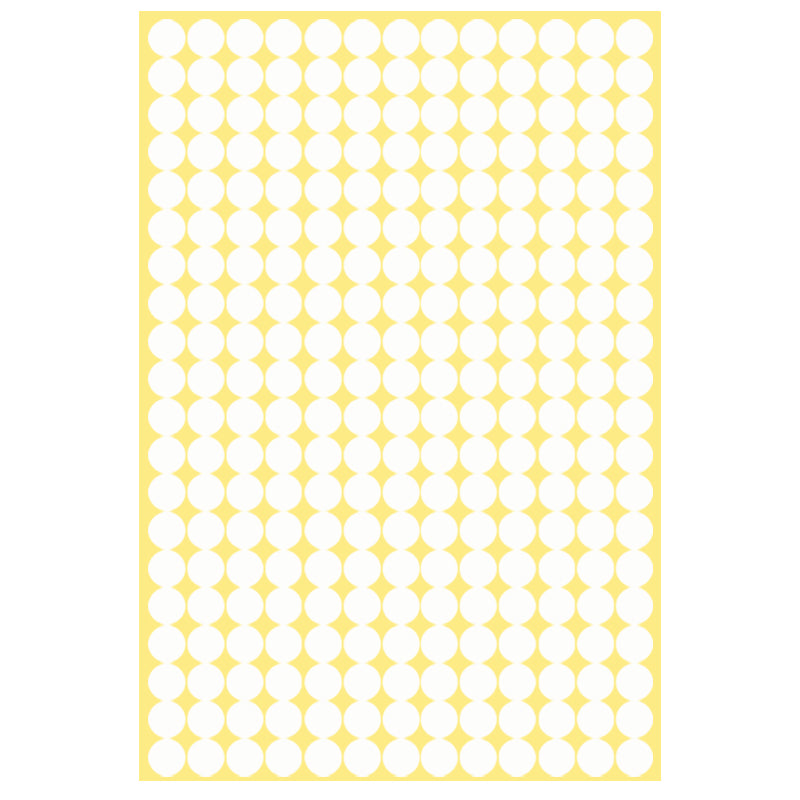 8mm Round Sticker Dots Adhesive Labels 1/5/15 Sheets