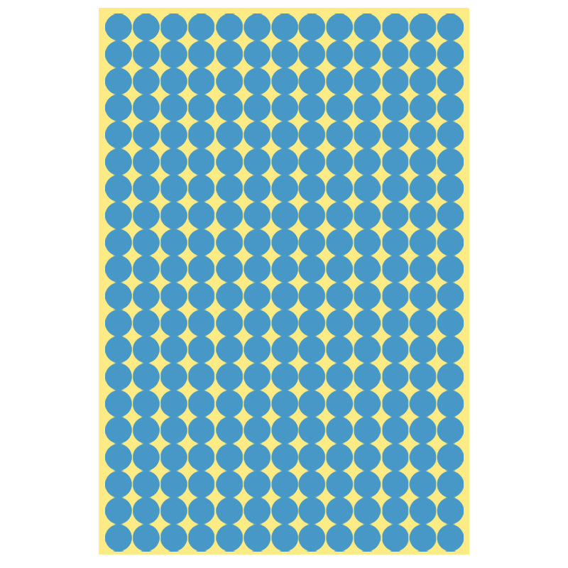 8mm Round Sticker Dots Adhesive Labels 1/5/15 Sheets