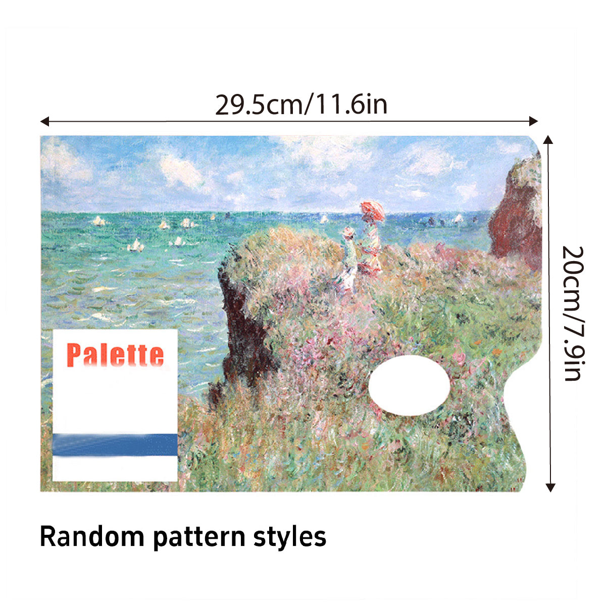 2 Pcs Double-Sided Disposable Paper Palette Sheets