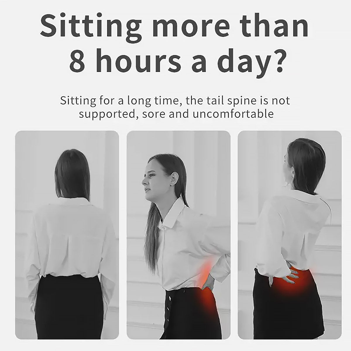 Memory Foam Seat Cushion for Office Chair Comfort