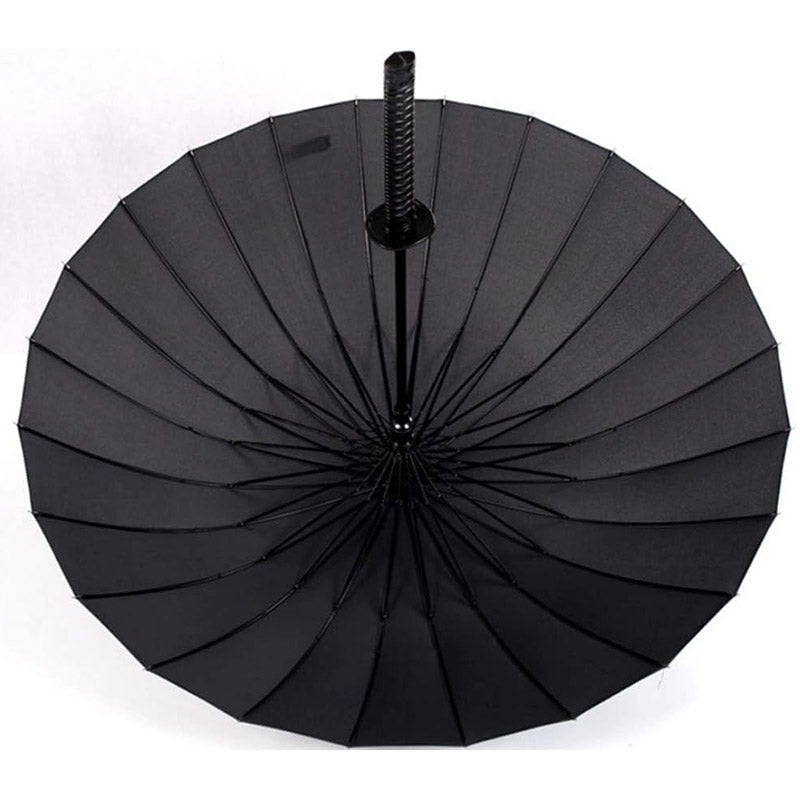 Straight Umbrella with Samurai-Style Handle