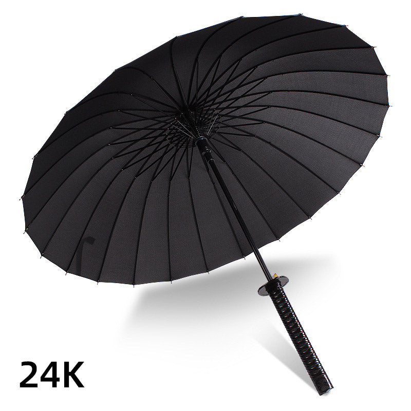 Straight Umbrella with Samurai-Style Handle