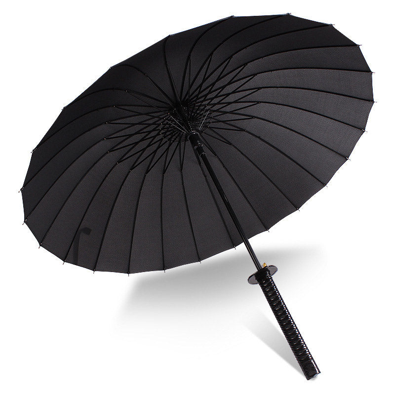Straight Umbrella with Samurai-Style Handle
