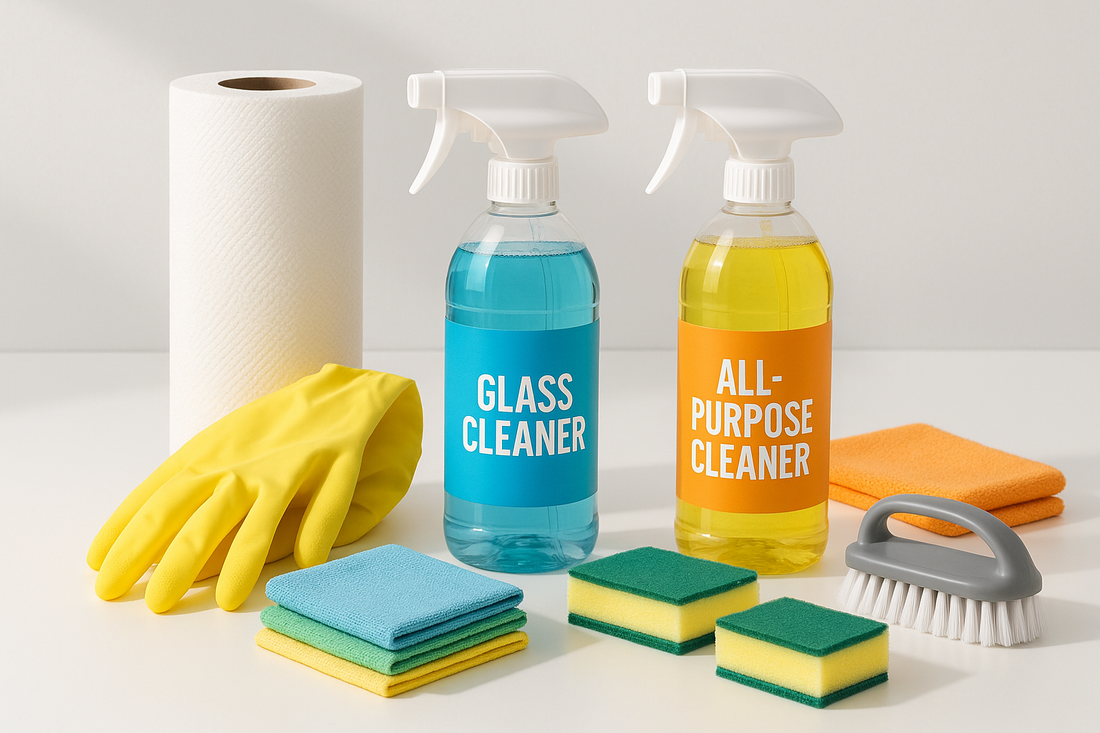 一些清洁用品场景图