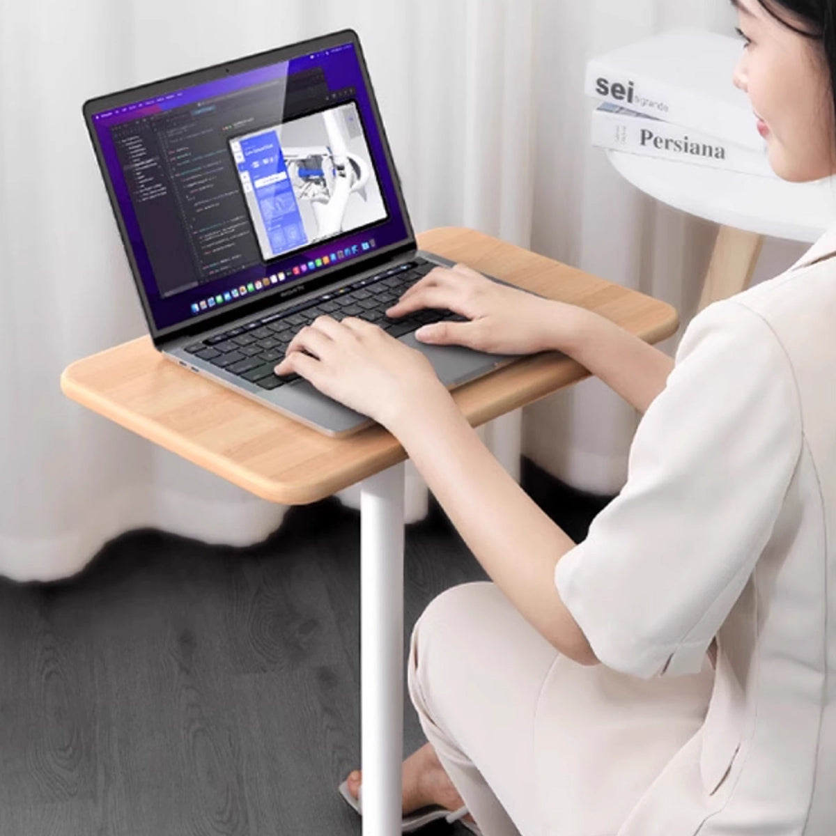 Floor Standing Workbench Adjustable Height for Home Office Use