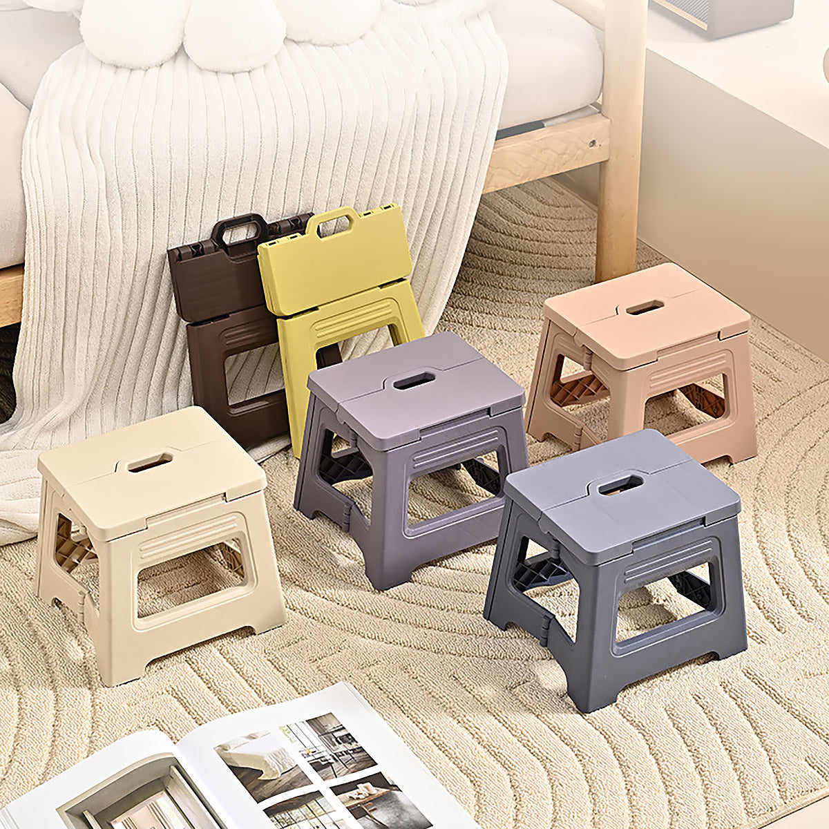 Portable Adjustable Folding Stool for Outdoor Fishing