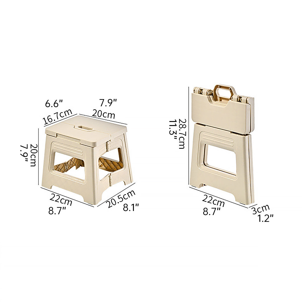 Portable Adjustable Folding Stool for Outdoor Fishing