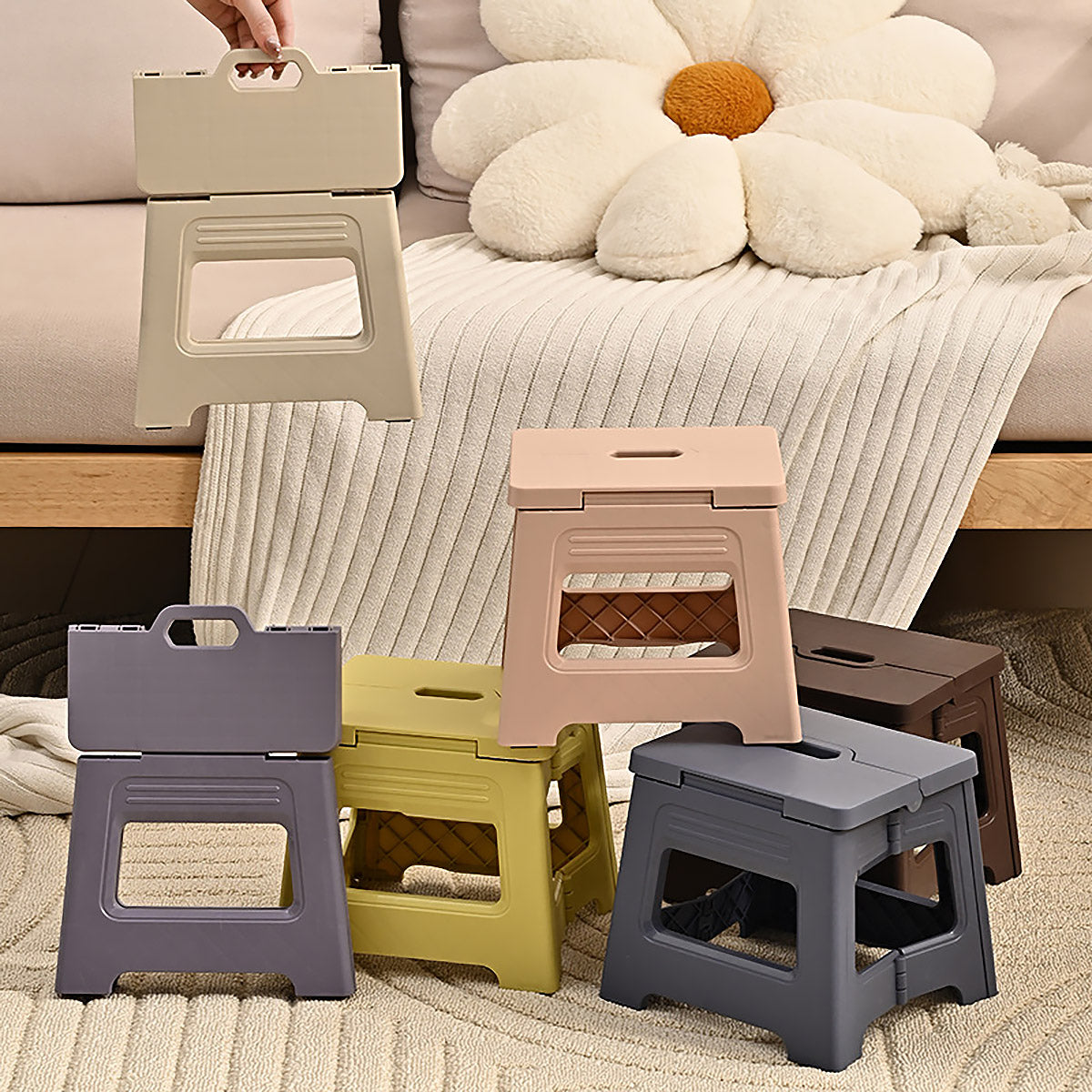Portable Adjustable Folding Stool for Outdoor Fishing