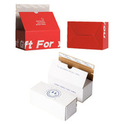 10 Pcs Corrugated Cardboard Boxes with Zipper Closure