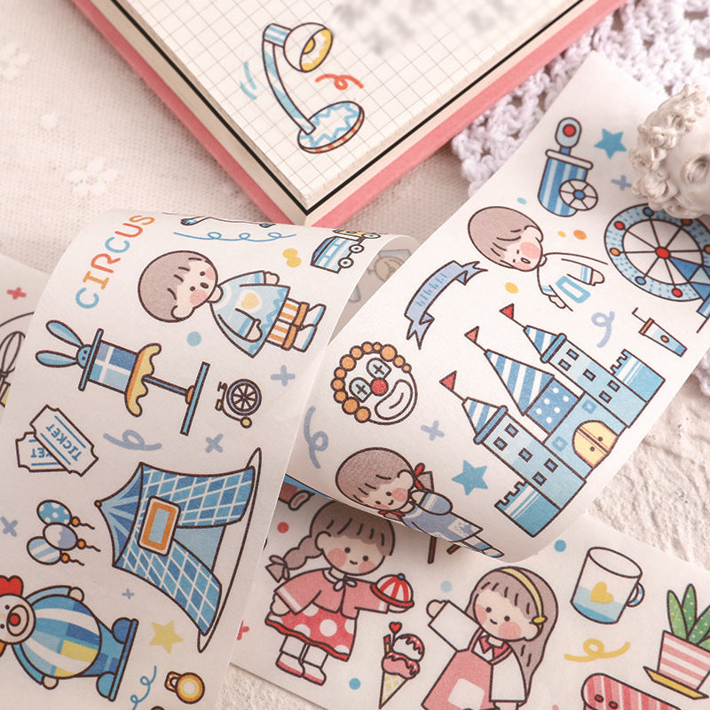 8 Styles DIY Journal Decoration Stickers for Diary