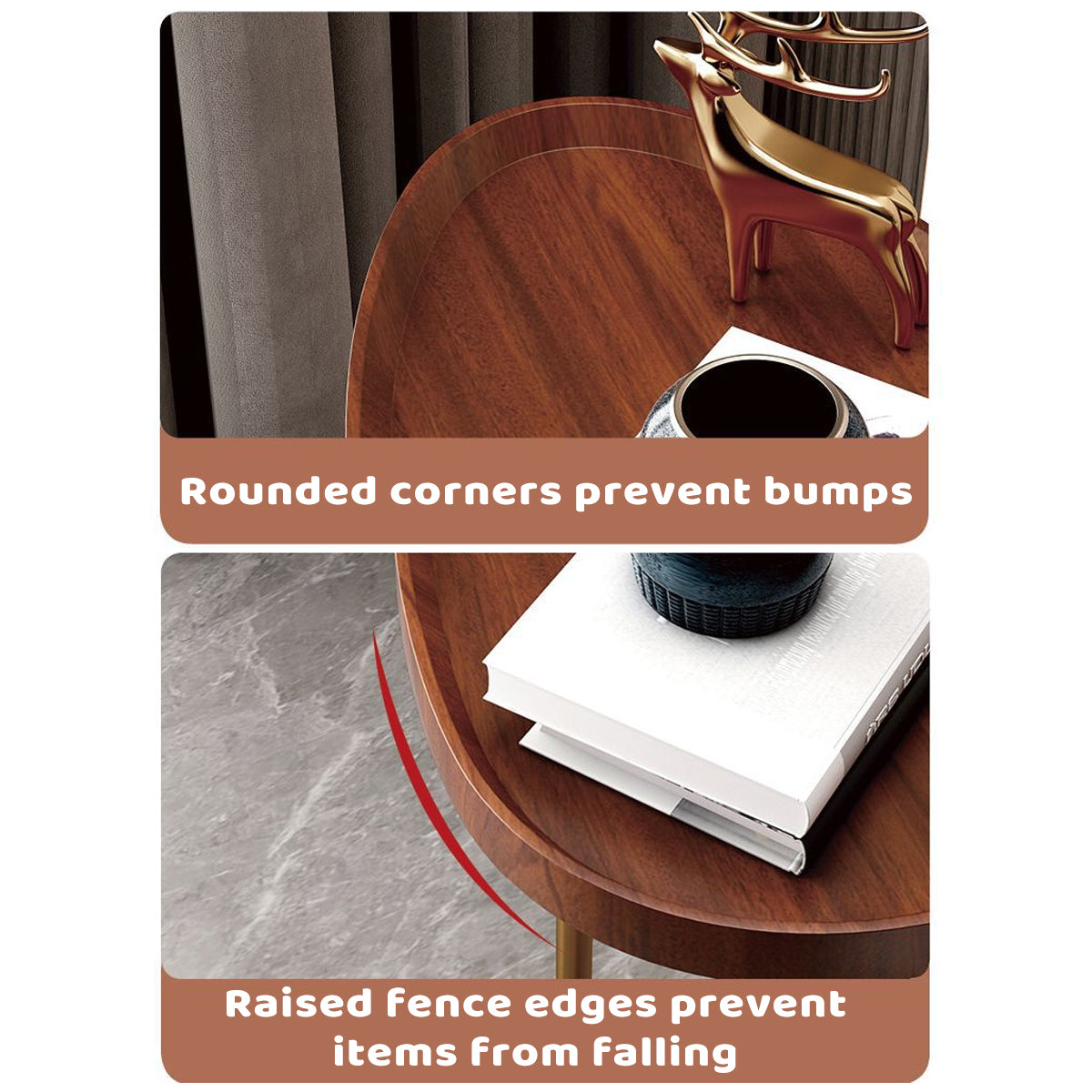 Coffee Side Table Sturdy Durable Living Room Bedroom Storage