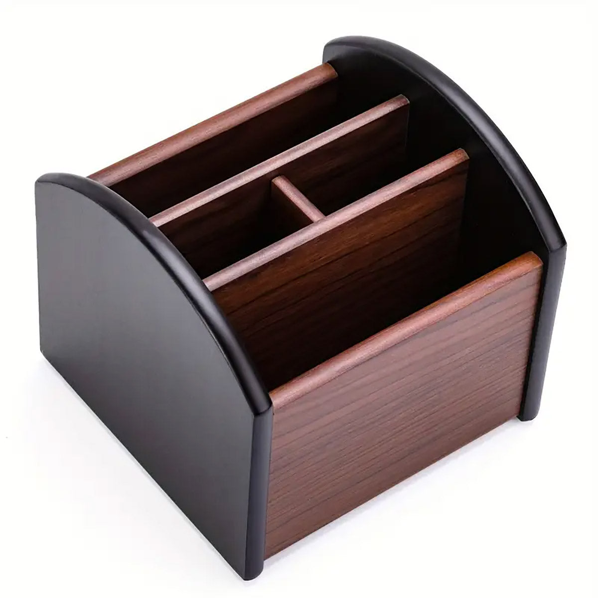 360° Rotating Wooden Desktop Storage Box