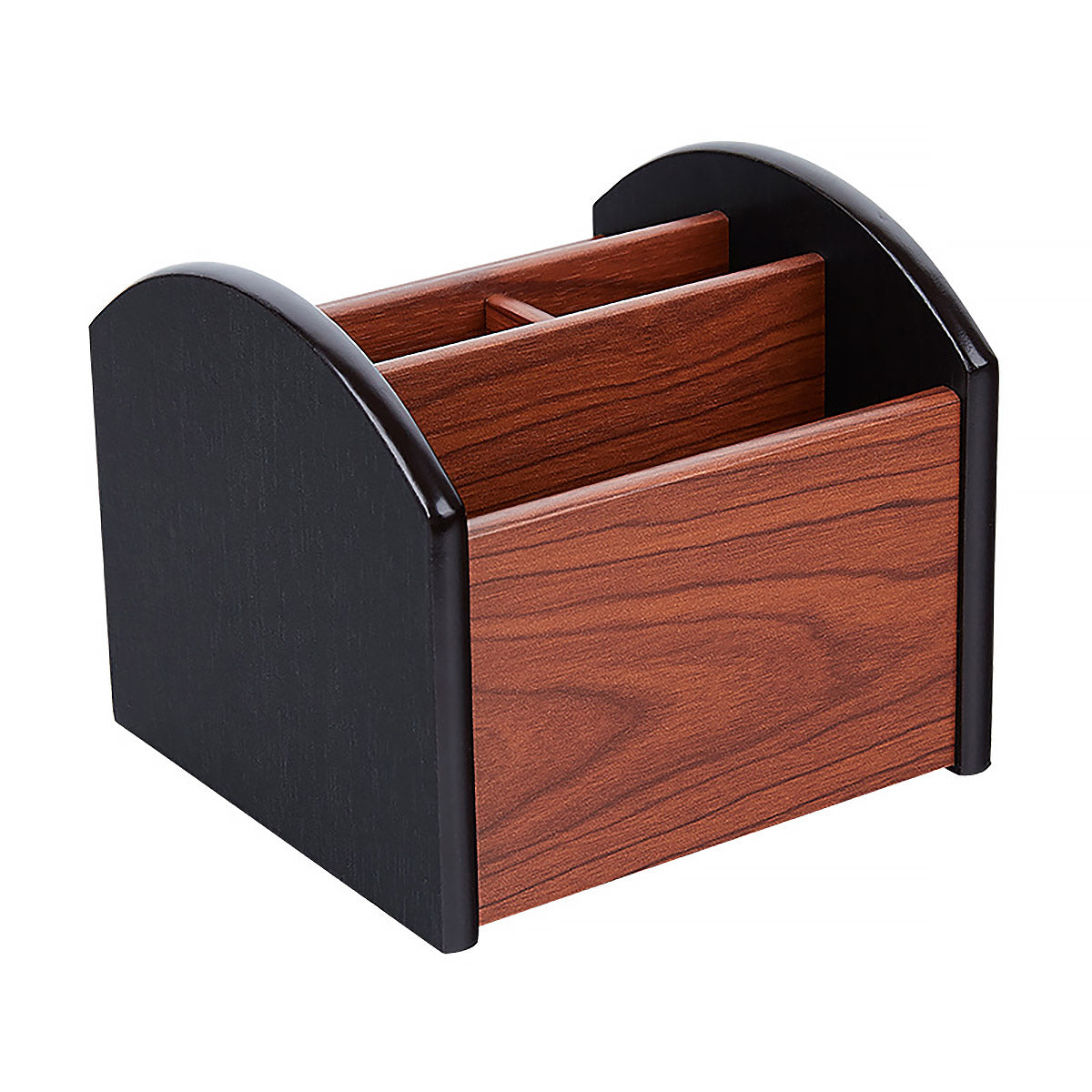 360° Rotating Wooden Desktop Storage Box