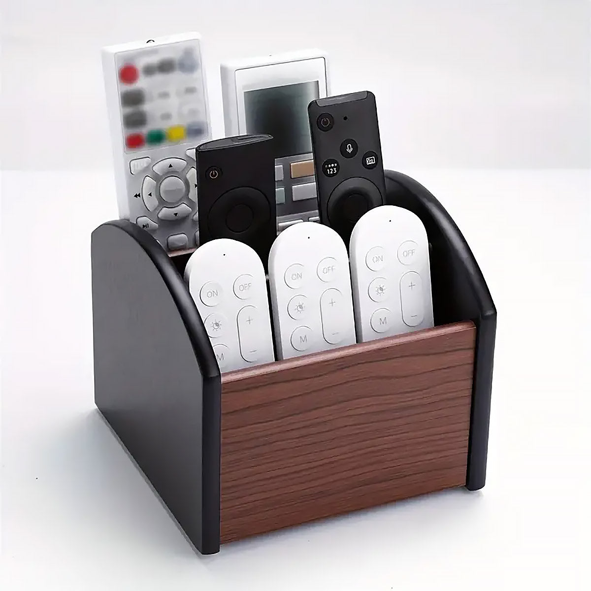 360° Rotating Wooden Desktop Storage Box