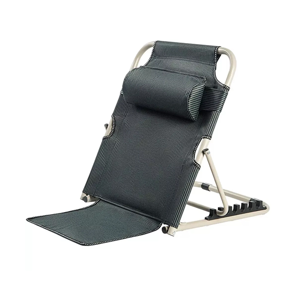 Adjustable Folding Bed Backrest with Armrest 40–90 Degree Support