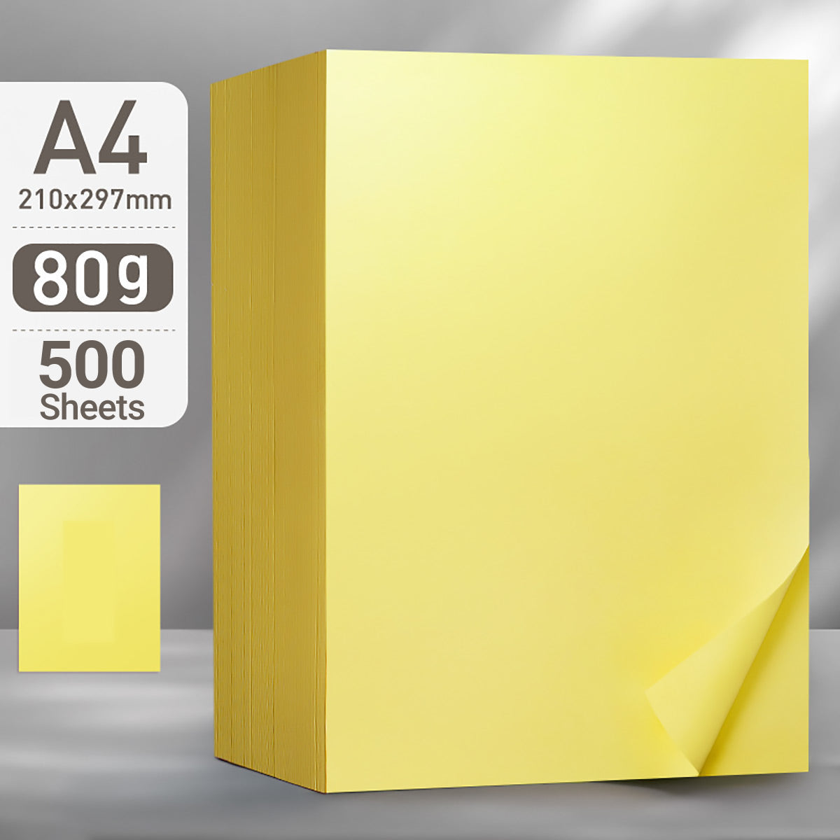 500 Sheets A4 Coloured Paper 80GSM Double-Sided