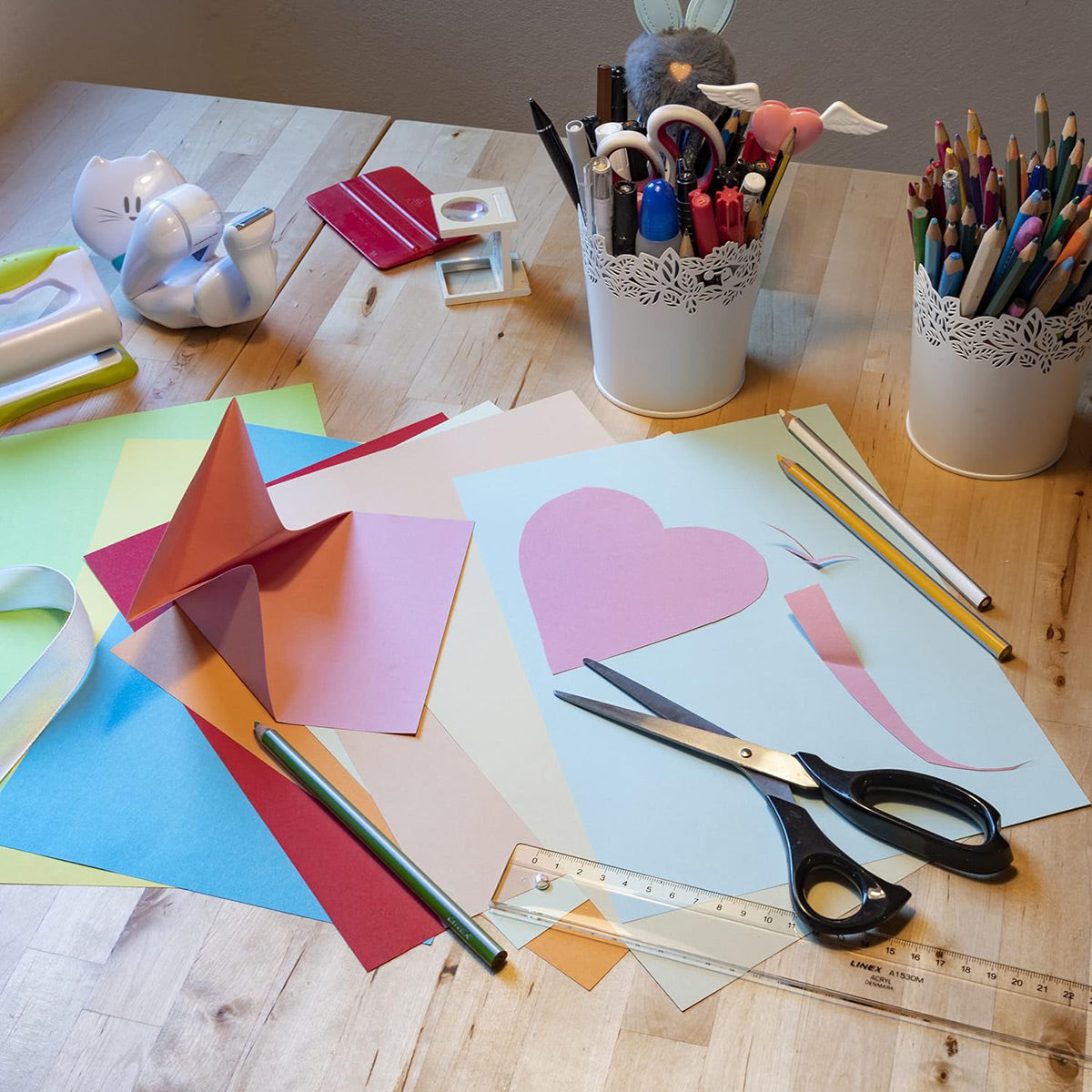 500 Sheets A4 Coloured Paper 80gsm for Crafts