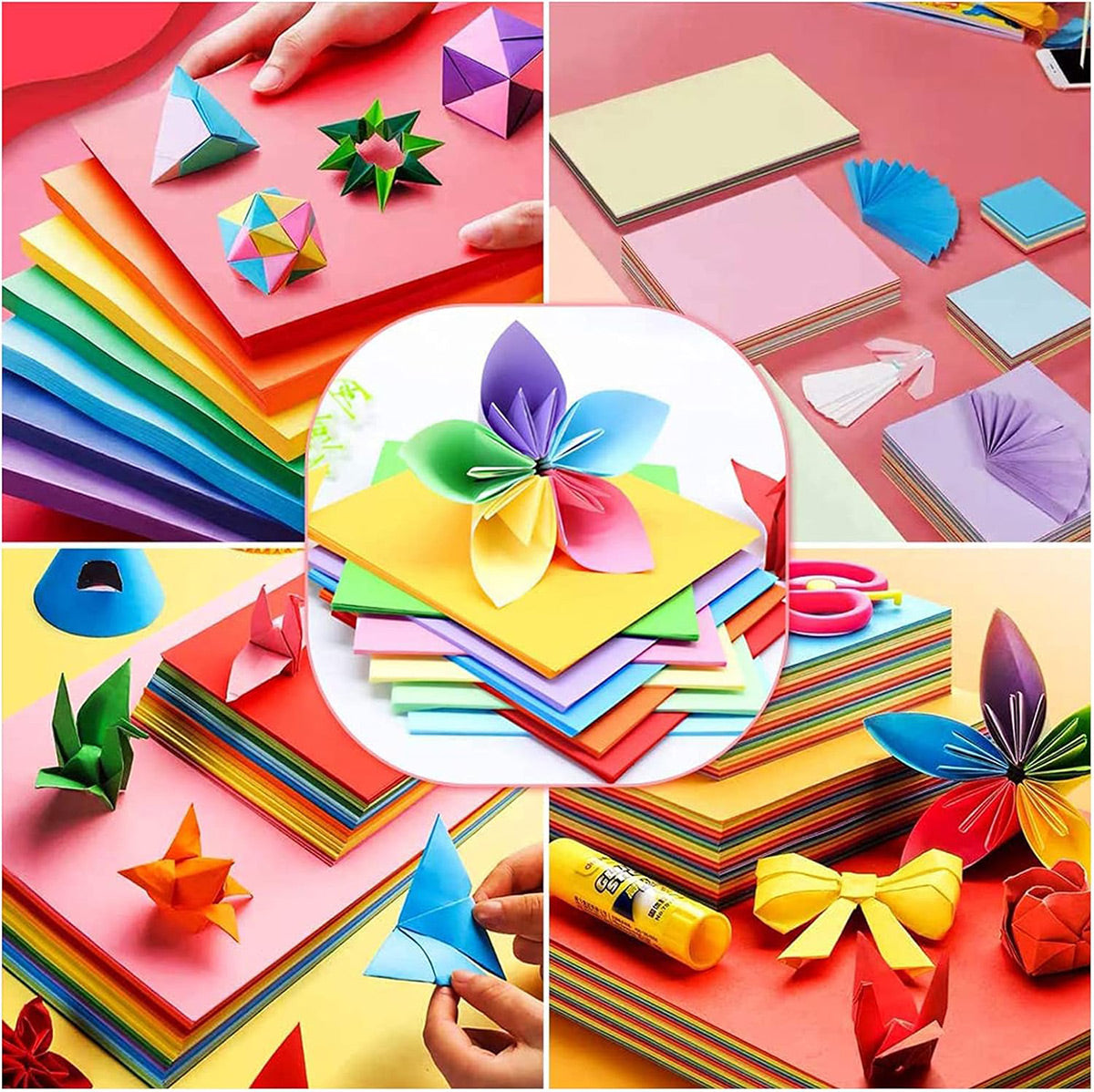 500 Sheets A4 Coloured Paper 80gsm for Crafts