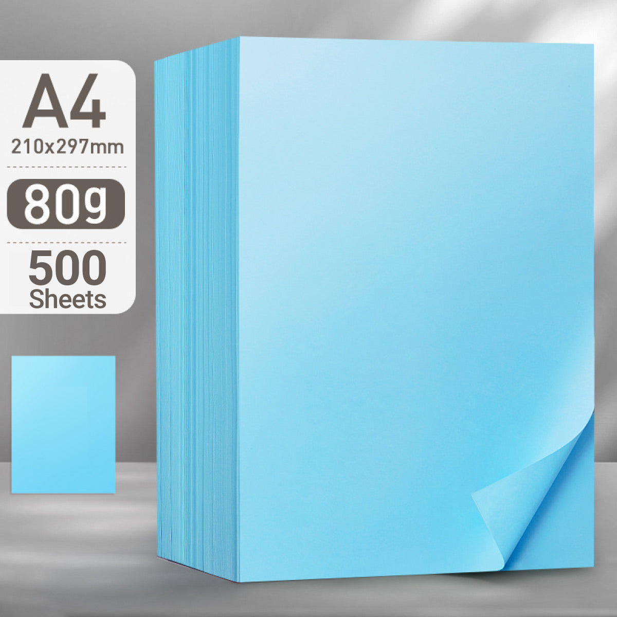 500 Sheets A4 Coloured Paper 80GSM Double-Sided