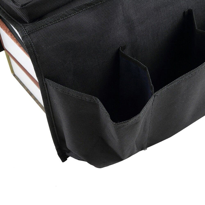 Sofa Arm Organizer with 6 Pockets and Table Top