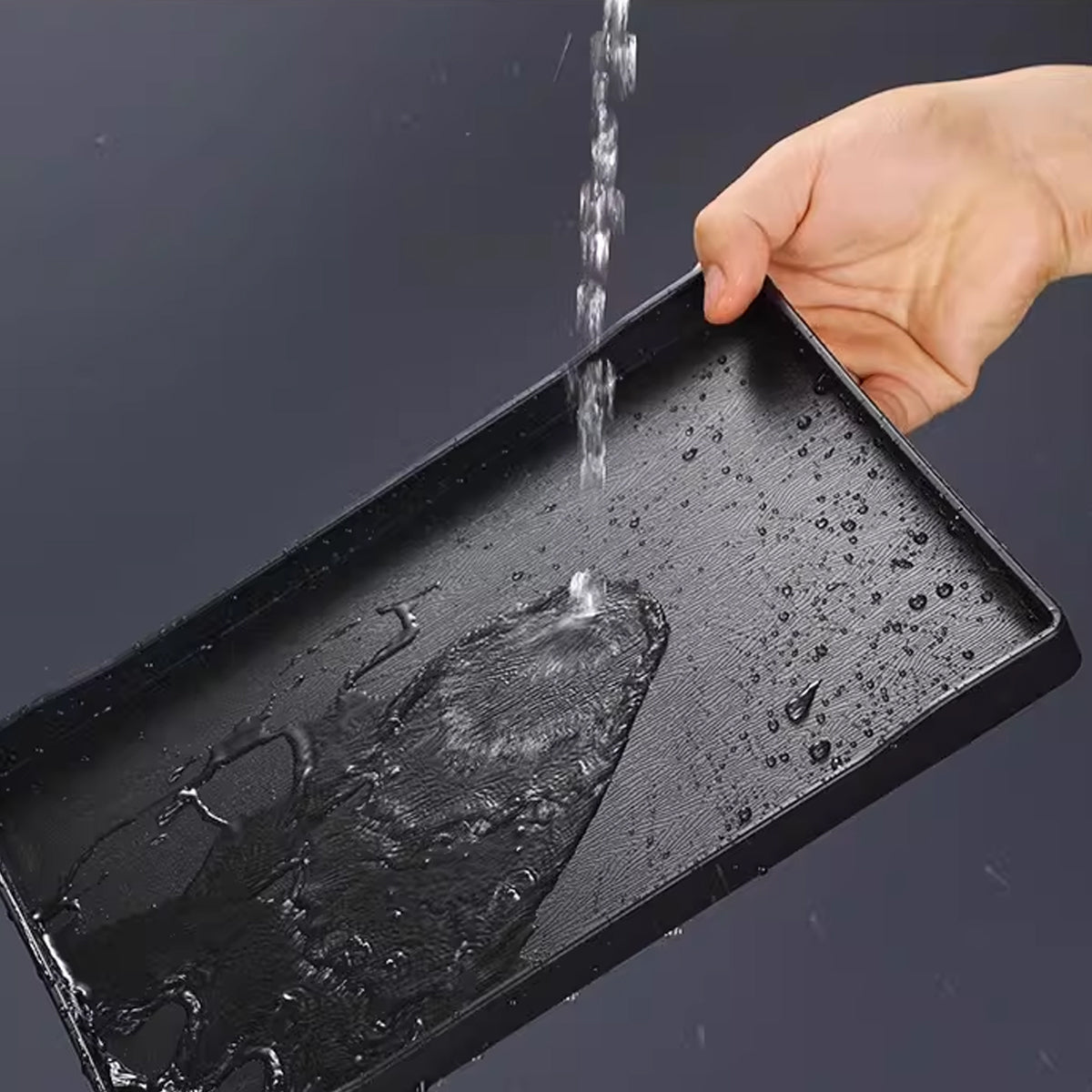 12pcs Rectangular Plastic Serving Tray Set
