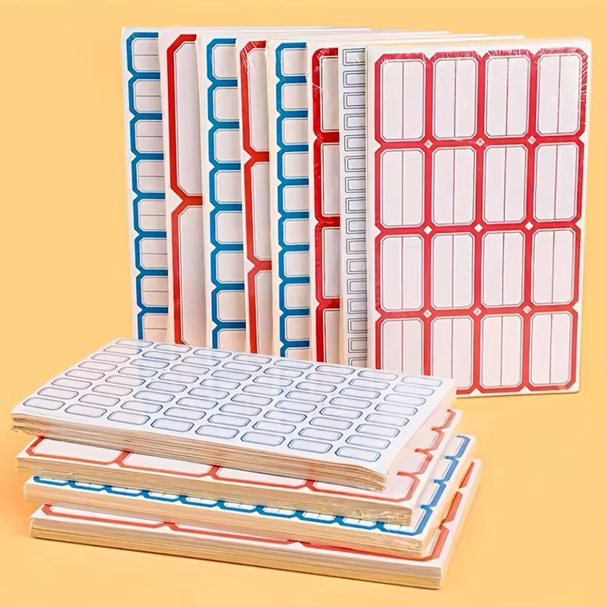 100 Pcs Price Stickers Blank Self-Adhesive Writable Labels